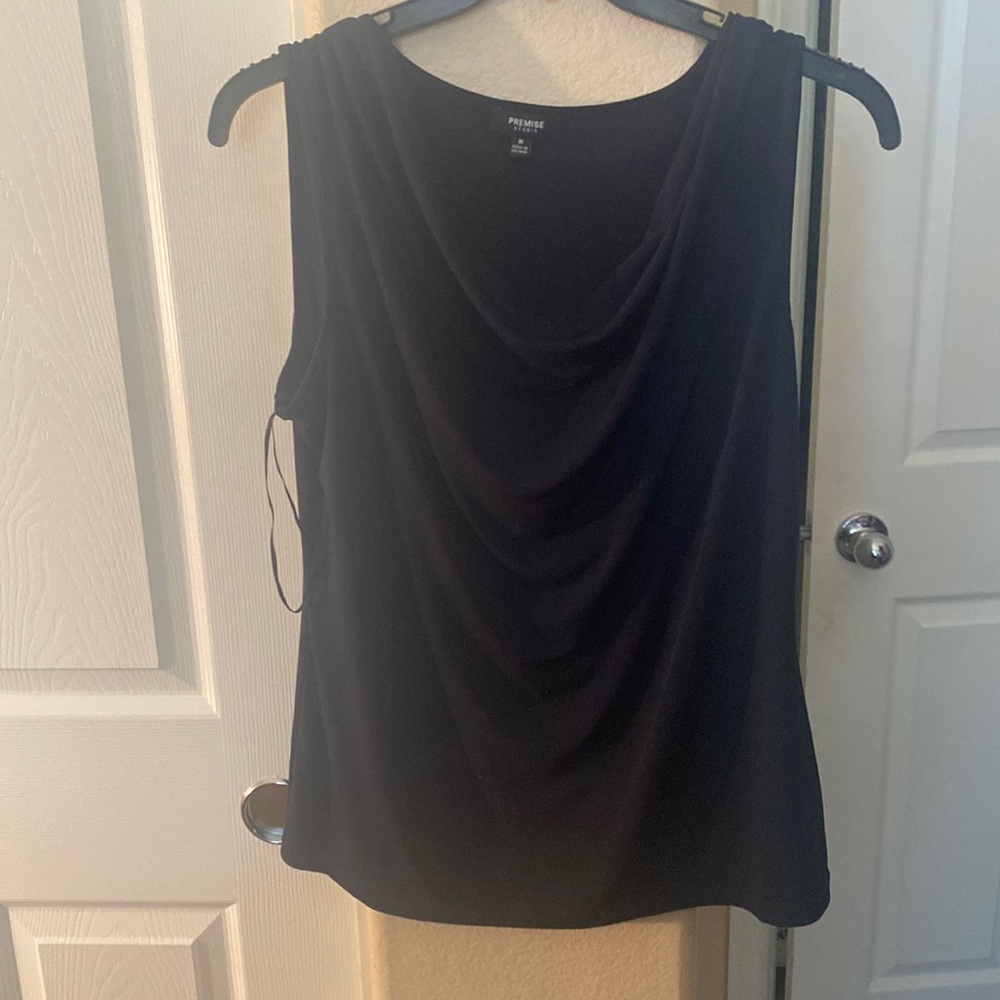 Sleeveless Blouse Blue | Medium